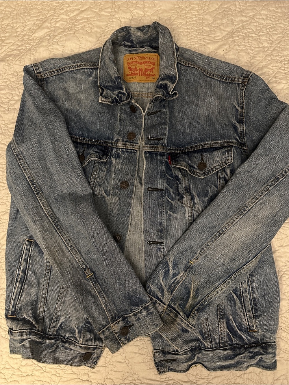 Levi's Light Blue Washed Denim Jacket
